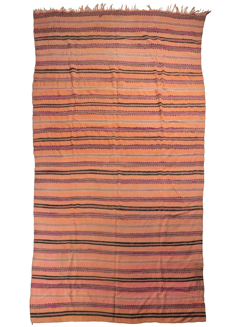 Wool Moroccan Blanket - 5'6 x 10'3, TX286, from Heirloom Rugs