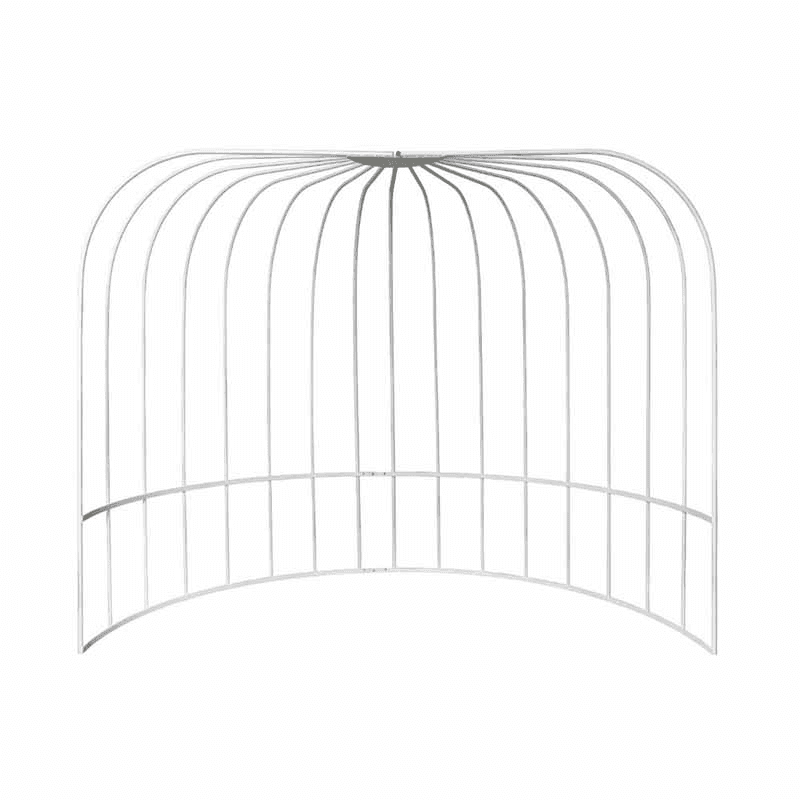 Crown Cage (White), 5957, from High Style Rentals