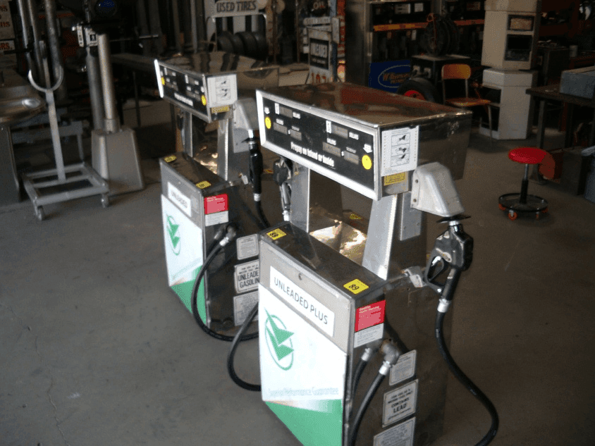 1980's Chrome Gas Pumps., from Alley Cats Props