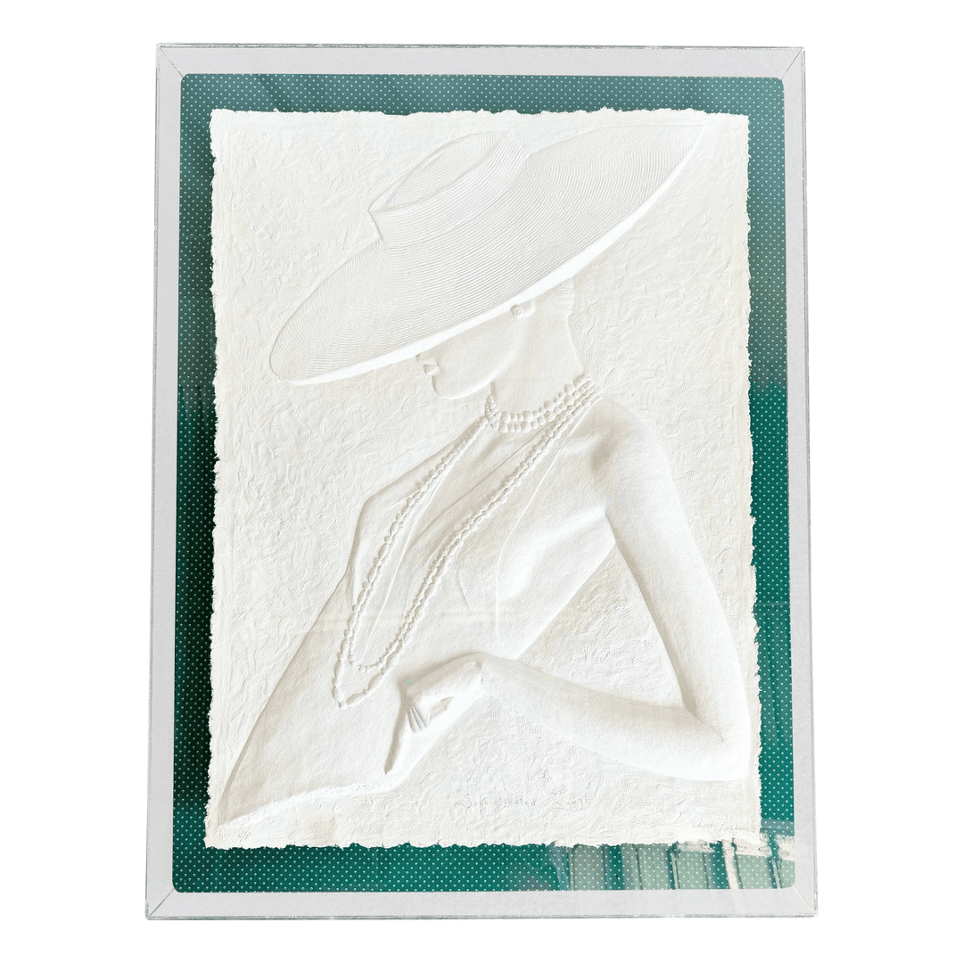 Art Deco Signed Cast Paper “Sophisticated Lady” by David Fisher 516/1000, f_45465132, from Dolphin & Flamingo