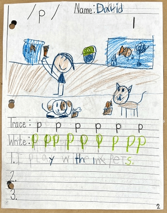 Alphabet Worksheet, KS0438, from Lolli Props