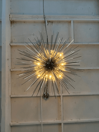 Steel Spiked Sputnik Pendant Chandelier, 01578, from Dudley Props
