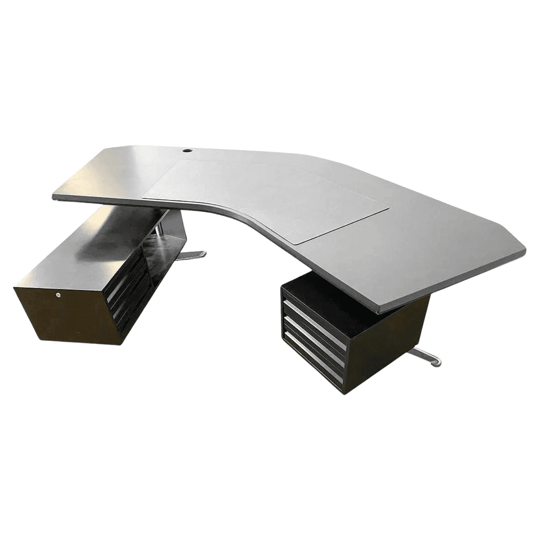 Boomerang Desk by Osvaldo Borsani for Tecno Milano, 1950s Italy, f_45247722, from Merit
