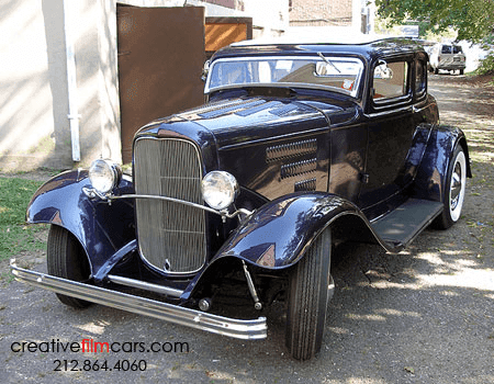 1932 Ford Chopped Top Deuce Coupe, 10010, from Creative Film Cars