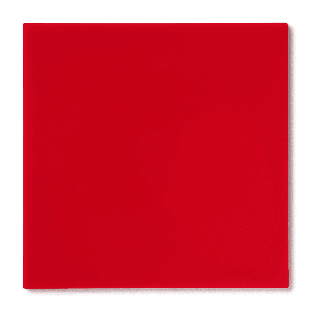 Red Opaque Acrylic Sheet, PCA-200850, from Canal Plastic