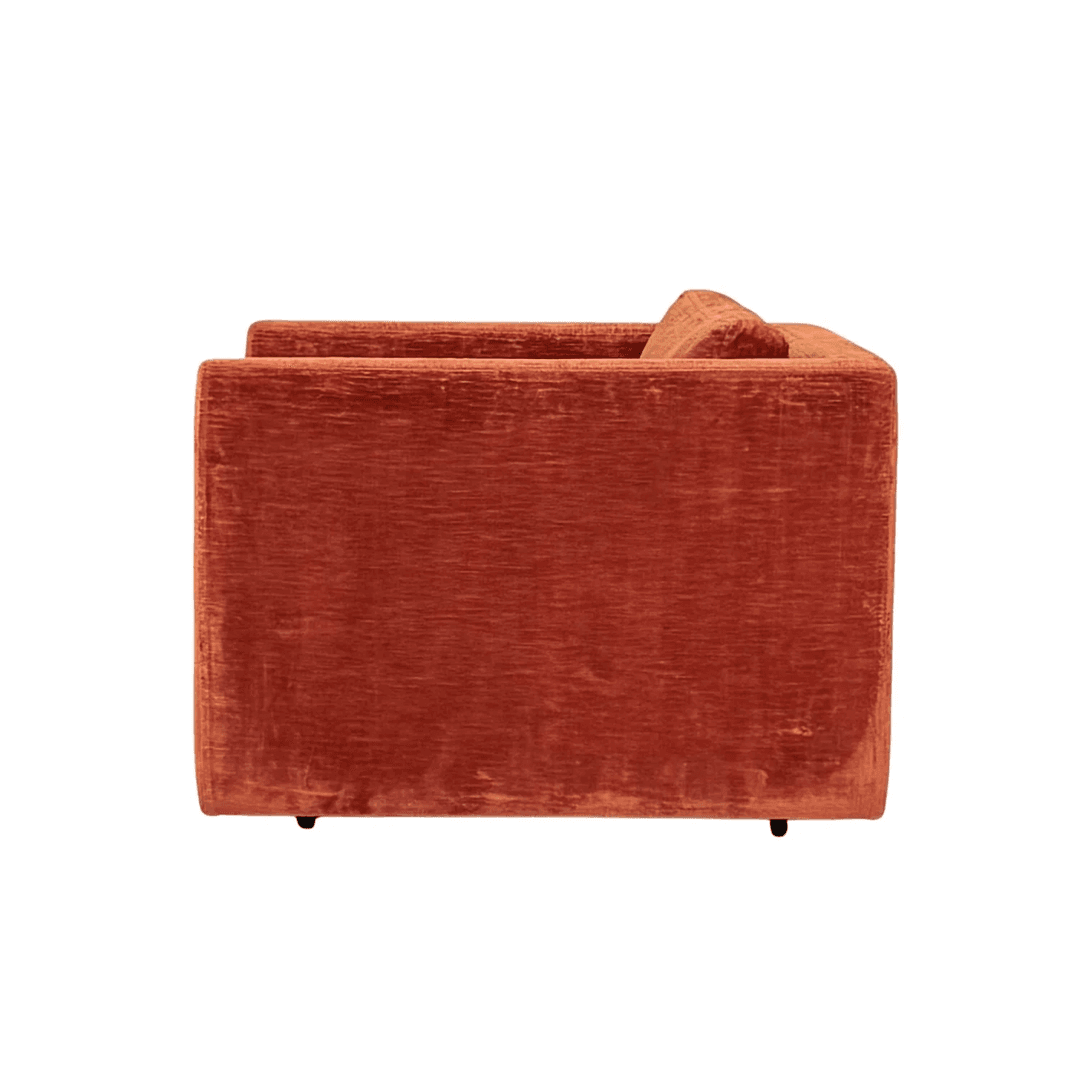 Classic Velvet Upholstered Club Chair by Charles Pfister for Knoll, SQ3359151, from BLEND INTERIORS
