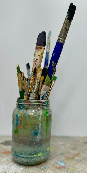 Paintbrushes in Jar, KS0738, from Lolli Props