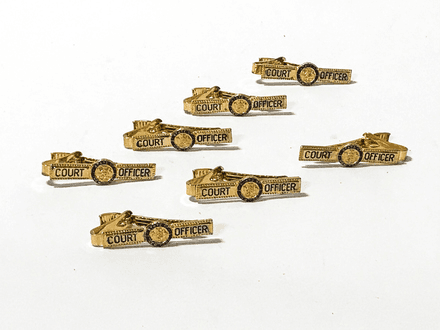 Courts Officer Tie Clips, 00024, from North Shore Props