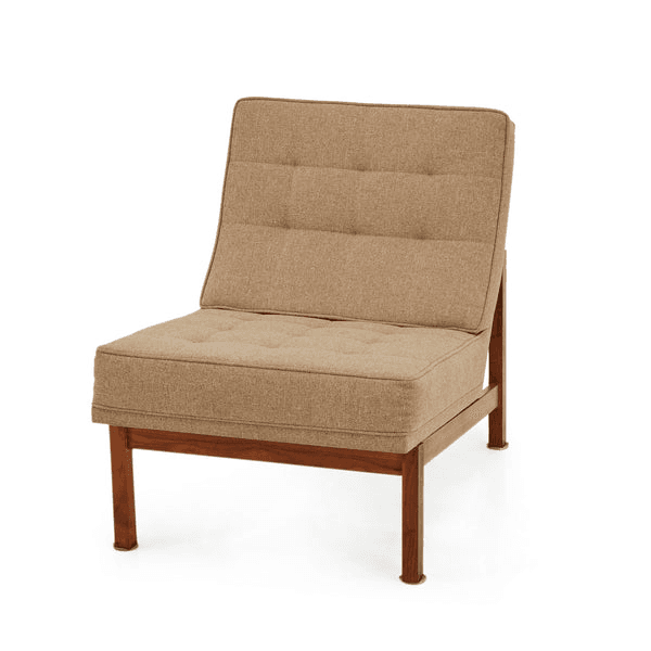 Beige Wheat Split Rail Modern Lounge Chair, 27315, from Gil & Roy Props