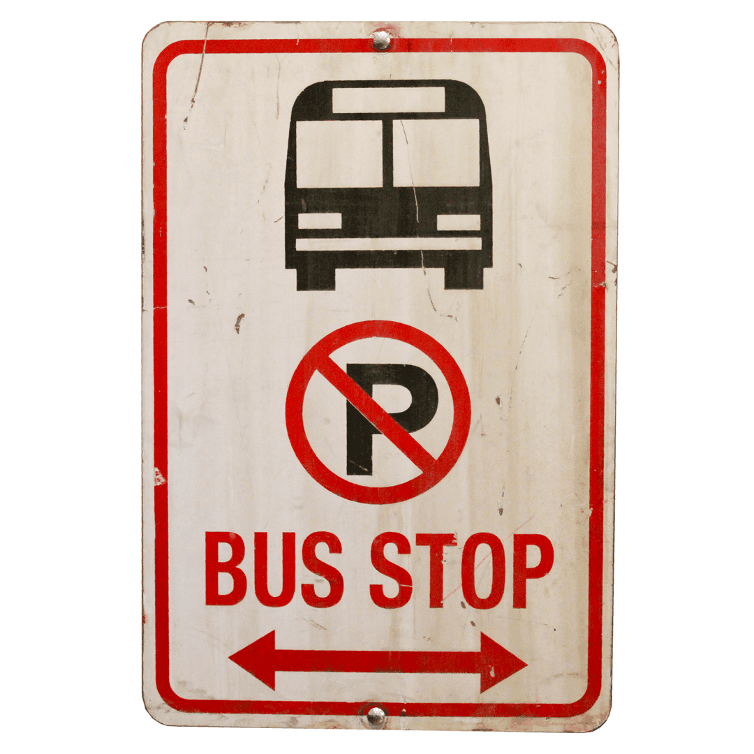 BUS SIGN / BUS IMAGE / NO PARKING, 00397, from Air Designs