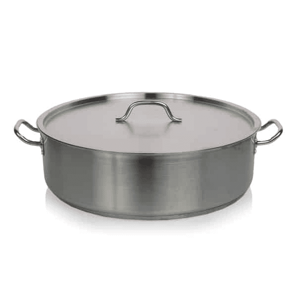 25 Qt Aluminum Clad Brazier w/ Lid, from Atlas Event Rental