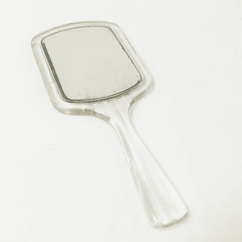 Hand Mirror Plexi Square, VB66, from Tip Top Props