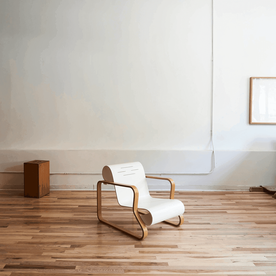 Armchair 41 Paimio by Aalto for Artek, from Lichen