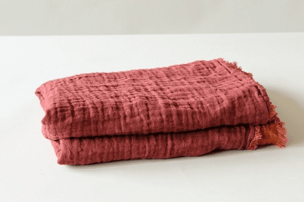 Coral Reversible Crepe Throw, RT00004, from Rabbit Props