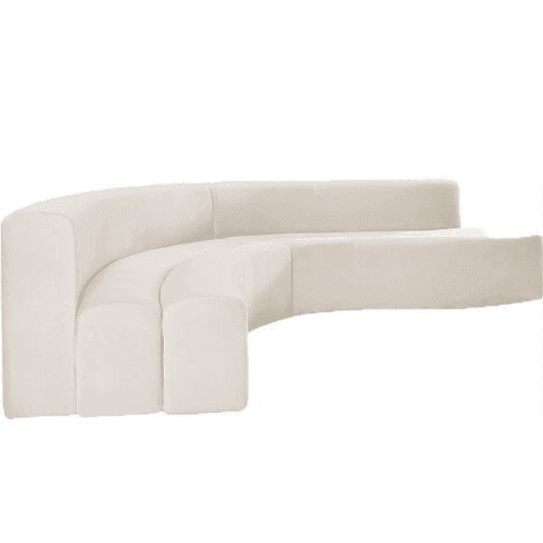 White Maze Sofa, from RentQuest