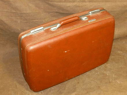 luggage hard plastic brown medium American Tourister Tri Taper 1, 12431, from State Supply Props