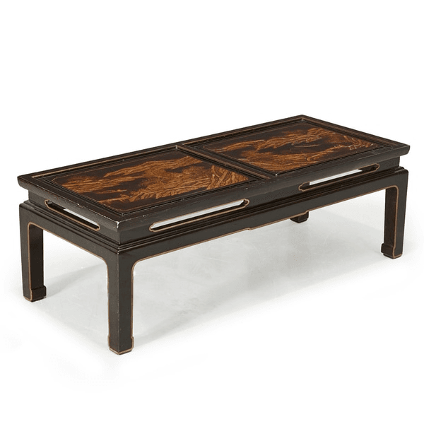 Chinese Gilt Lacquer Panel Coffee Table, 53535, from Gotham Props