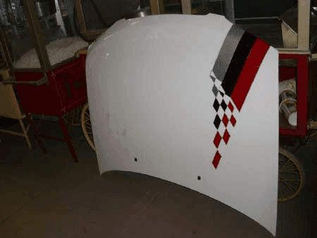 Car Hoods (Asstd. Colors, Types.), from Alley Cats Props