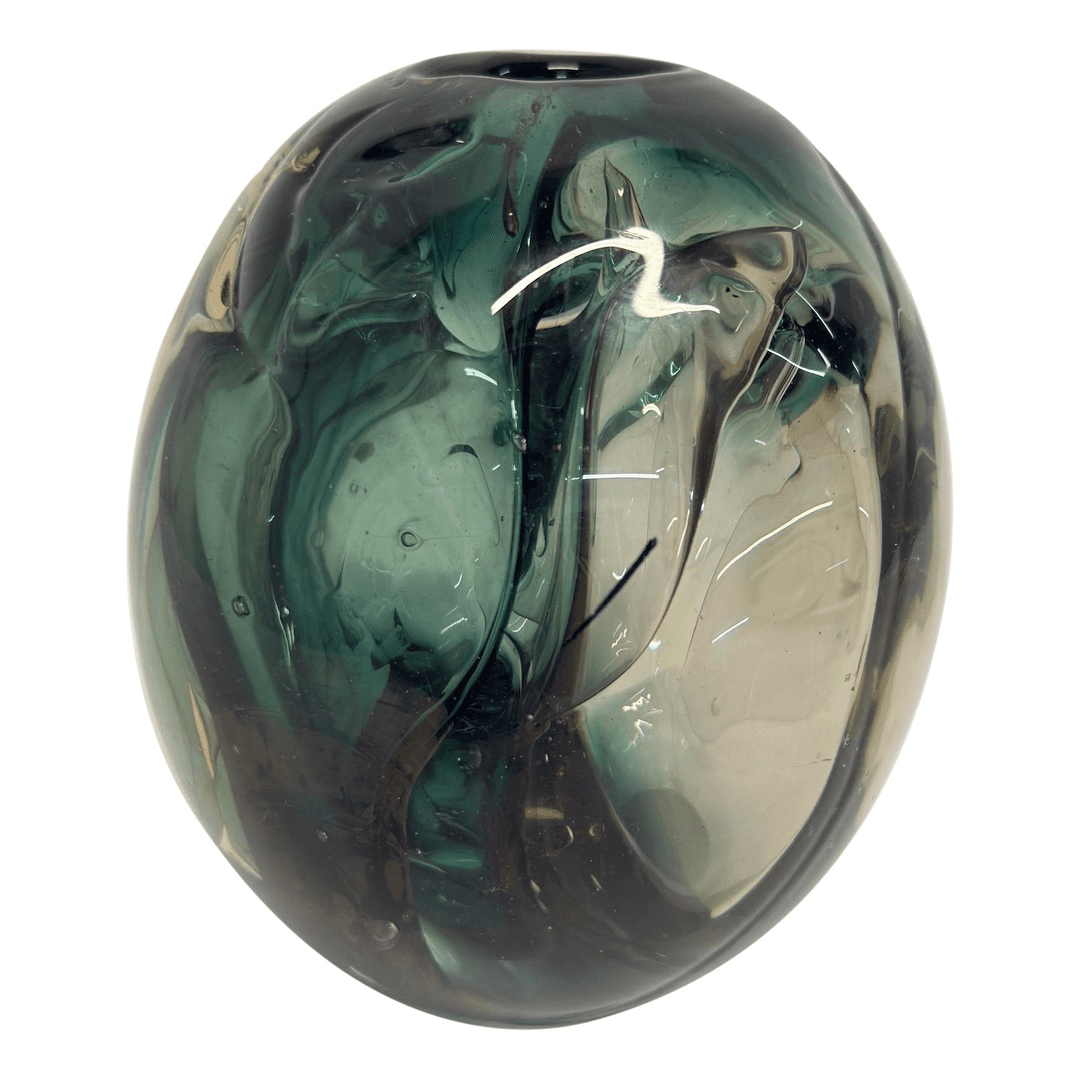 Michael Boylen Biomorphic Modern Hand Blown Glass Vase, f_45922832, from That Galerie, Inc.