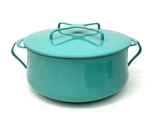 Turquoise Dansk Dutch Oven, from Hero & Beauty Prop Rental