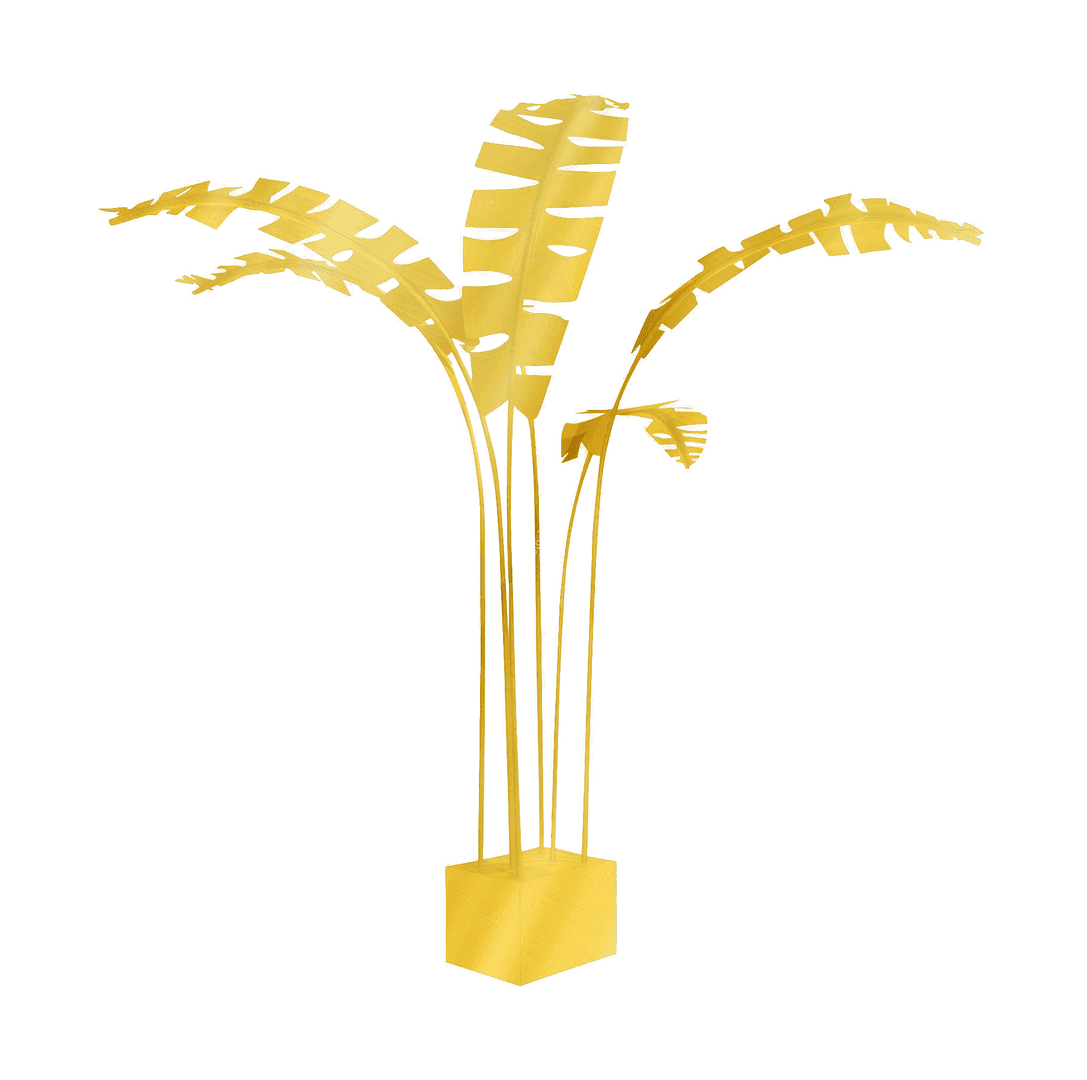 Metal Palm Leaves Gold, 6267, from High Style Rentals