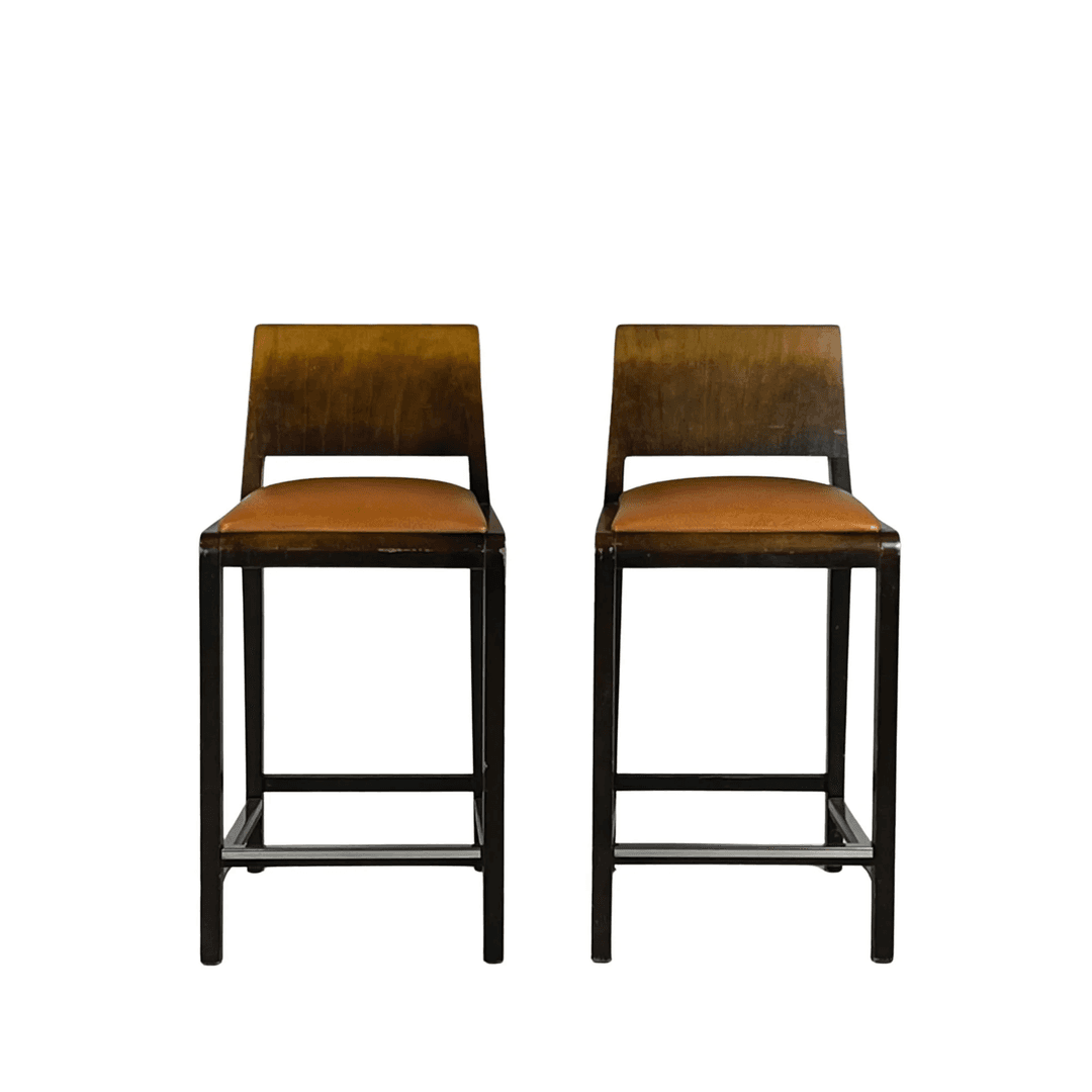 Pair of Post-Modern Counter Height Stools, SQ3684662, from BLEND INTERIORS