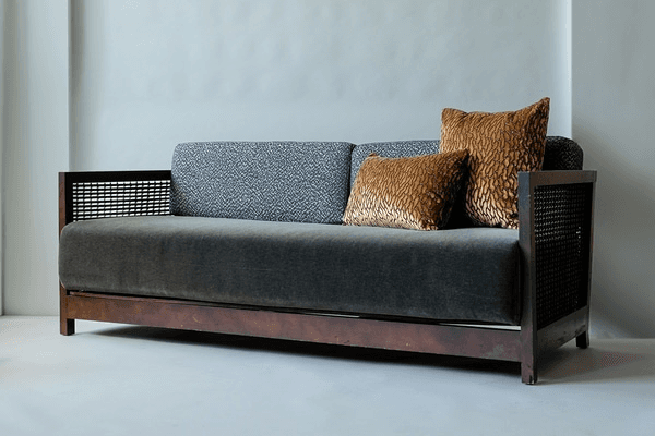 KENNETH COBONQUE Lowback Suzy Wong Cane Couch, FN00019, from Rabbit Props