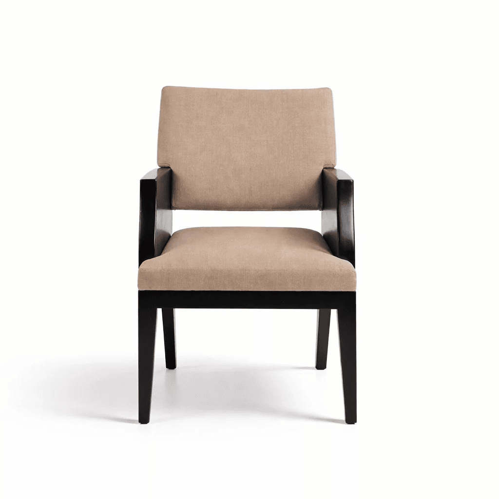 Ebonized Wood Armchair or Side Chair in the style of Christian Liaigre, SQ6559959, from BLEND INTERIORS