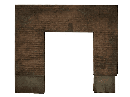 (Item #DW19) 8x10 BRICK DOORWAY, DW19, from Sets To Go