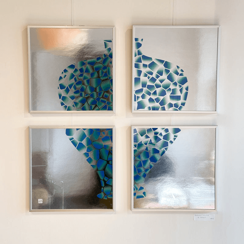 Vase Quadriptych by Audrey Yifei Li, from Steppe