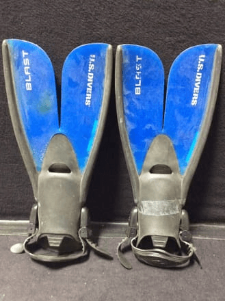 Fins- Blue, Black, WTR603, from Athletic Room Sports Props