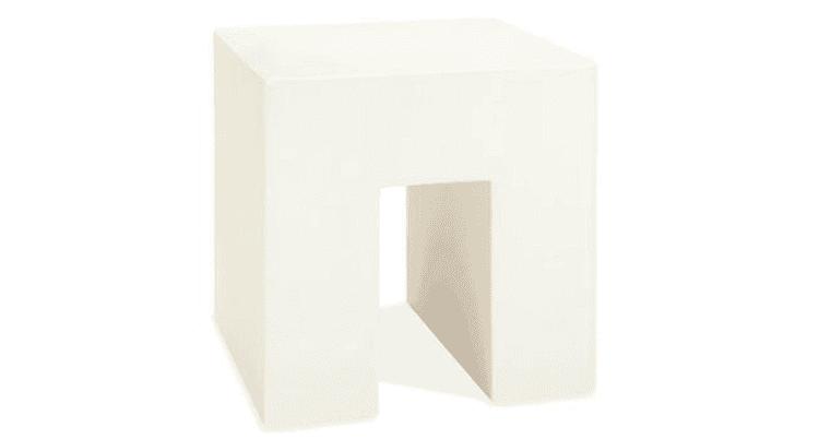 Vignelli Cube – White, from Lavish Event Rentals