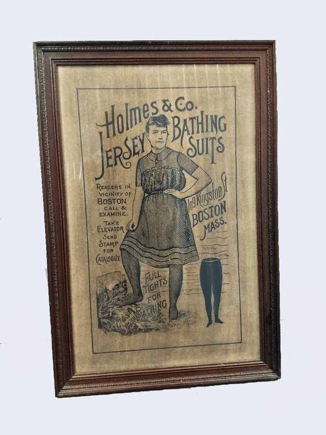1900 Bathing Suits Poster - Framed, WA020, from Hard To Find Props