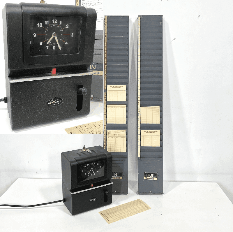 VINTAGE TIME CLOCK, from Prop Specialties