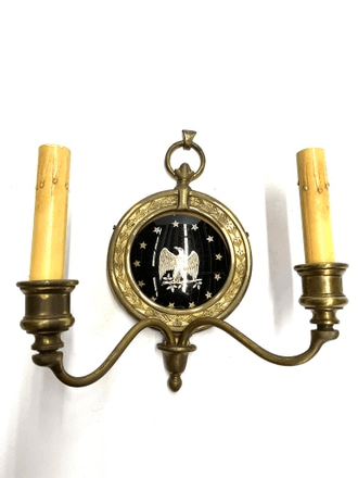 Bronze Eagle Insignia Sconce, 00876, from Dudley Props