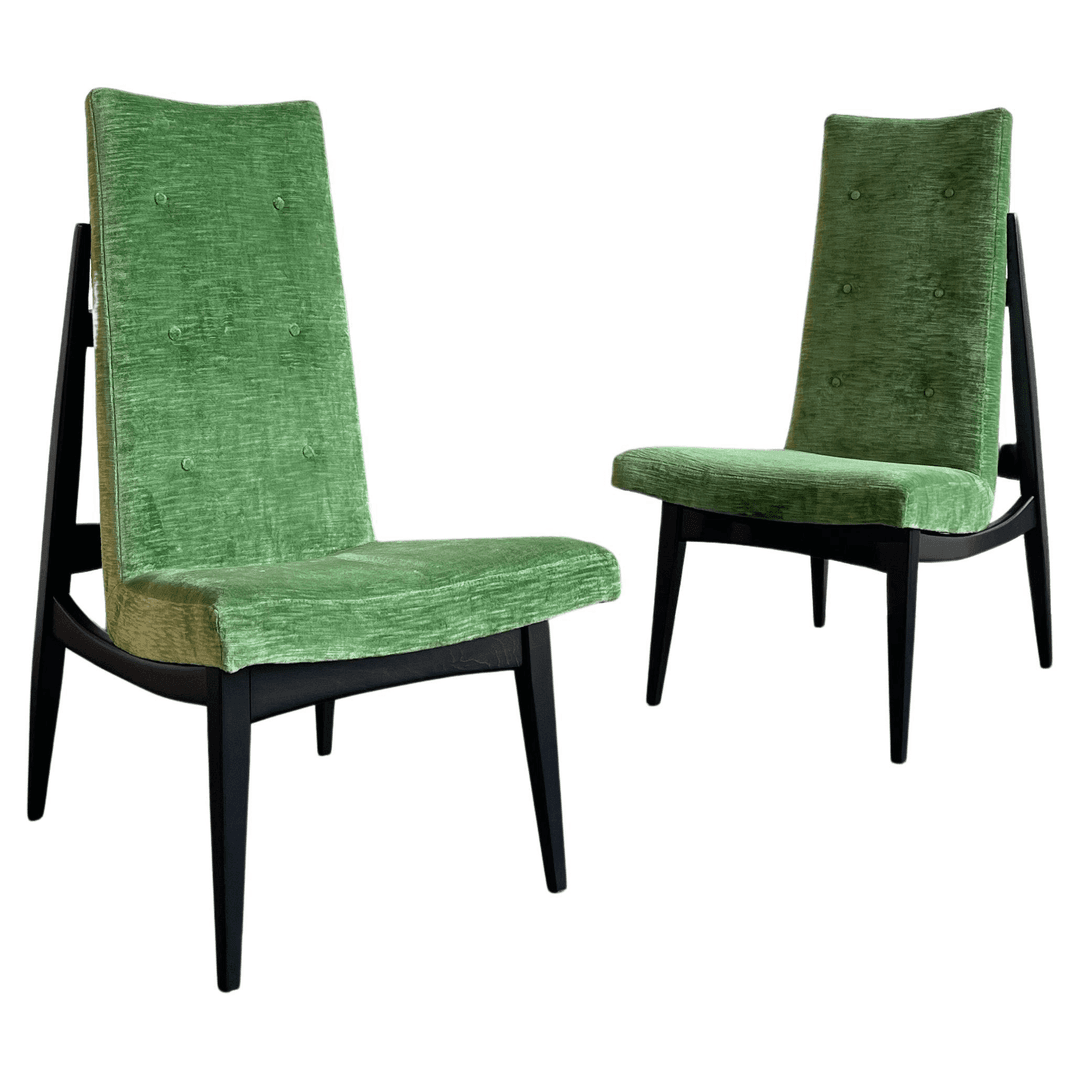 Pair Of Mid-Century Modern Highback Accent Chairs, f_40089382, from City Foundry