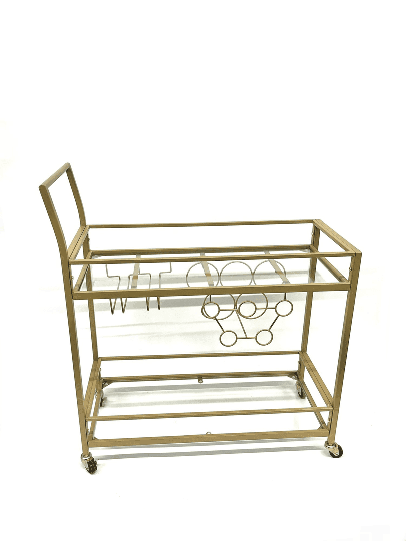 Gold Bar Cart, from Hero & Beauty Prop Rental