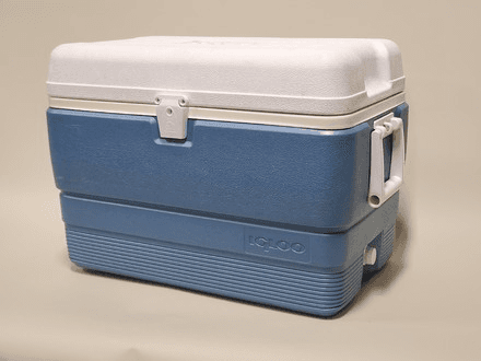Blue Igloo Cooler, 00036, from North Shore Props