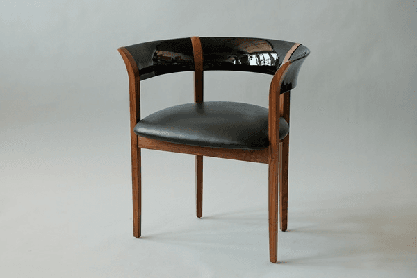 Jago Black Lacquer Dining Chair, FN00009, from Rabbit Props