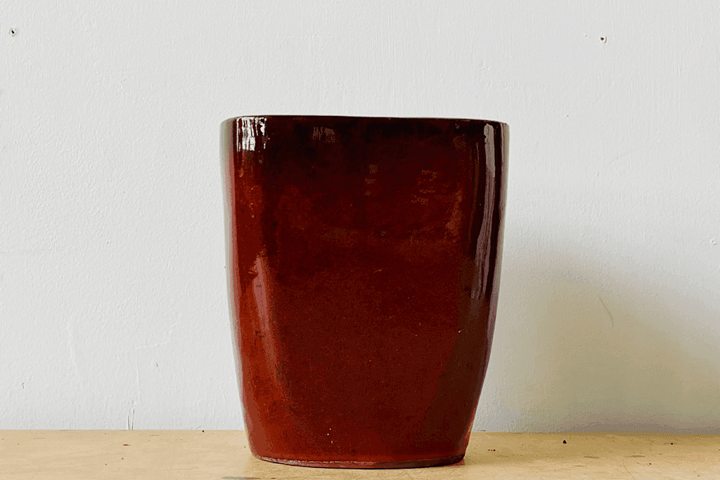 Dark Red Gloss Planter, 68, from Best Supporting Plants