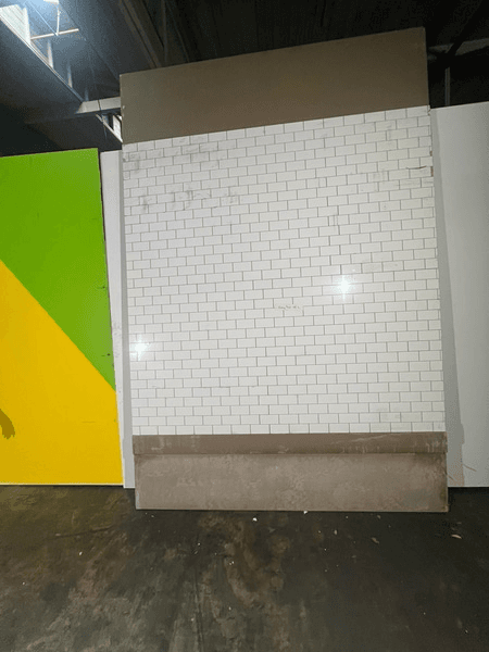 Tile Wall 8'x12', RMS6294, from Scenery Saver