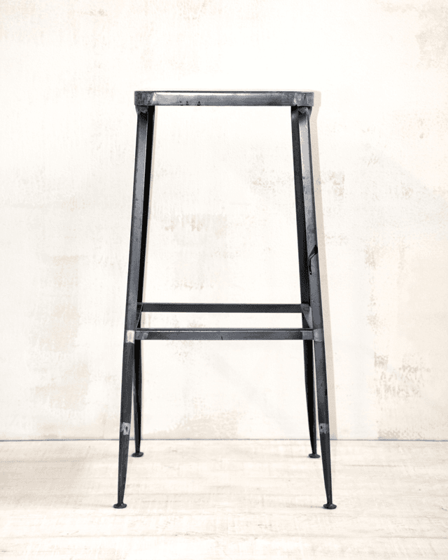 Industrial Metal Stool S003, S003, from Area Props NYC