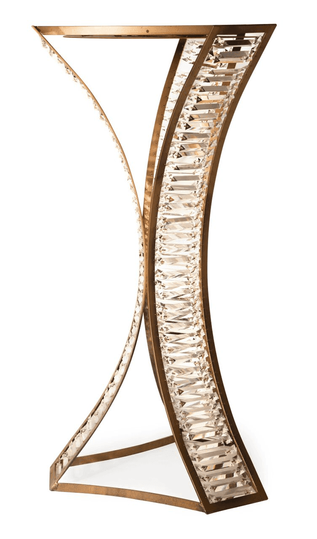Crystal Floral Stand, ACC62, from Luxe Event Rentals