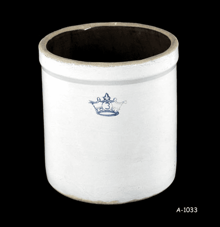 CROCK: Off-white ceramic., A-1033, from Omega Cinema Props