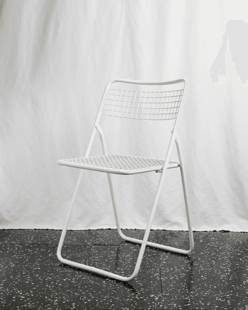 CH221 Metal Grid Folding Chair, CH221, from Prop Haus
