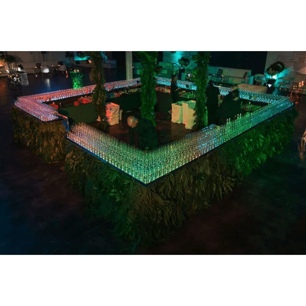 Custom Isle Bar 20'x20', from Imperial Event Rentals