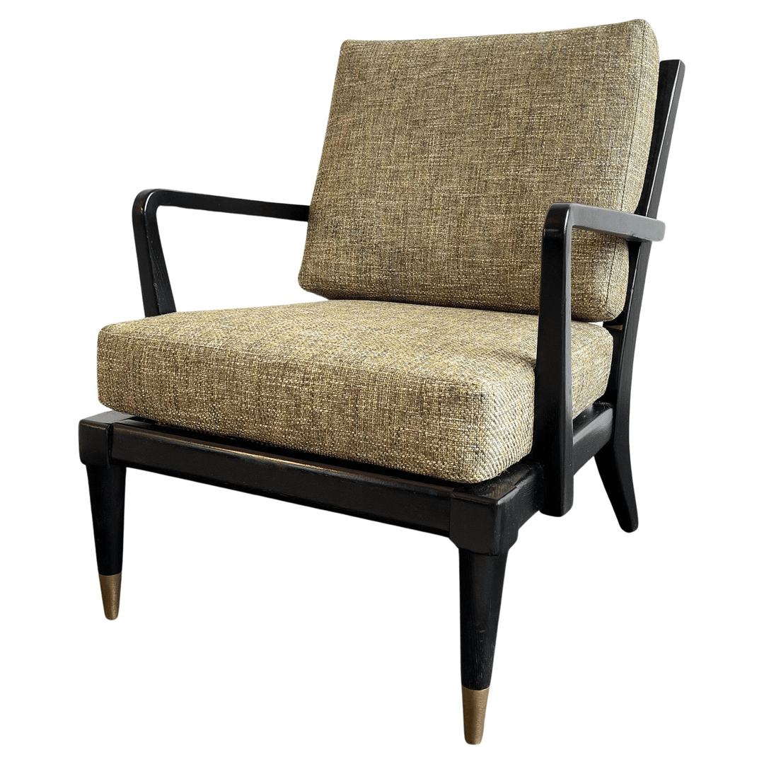 Hollywood Regency Lacquered Mahogany Lounge Chair, f_39523142, from City Foundry