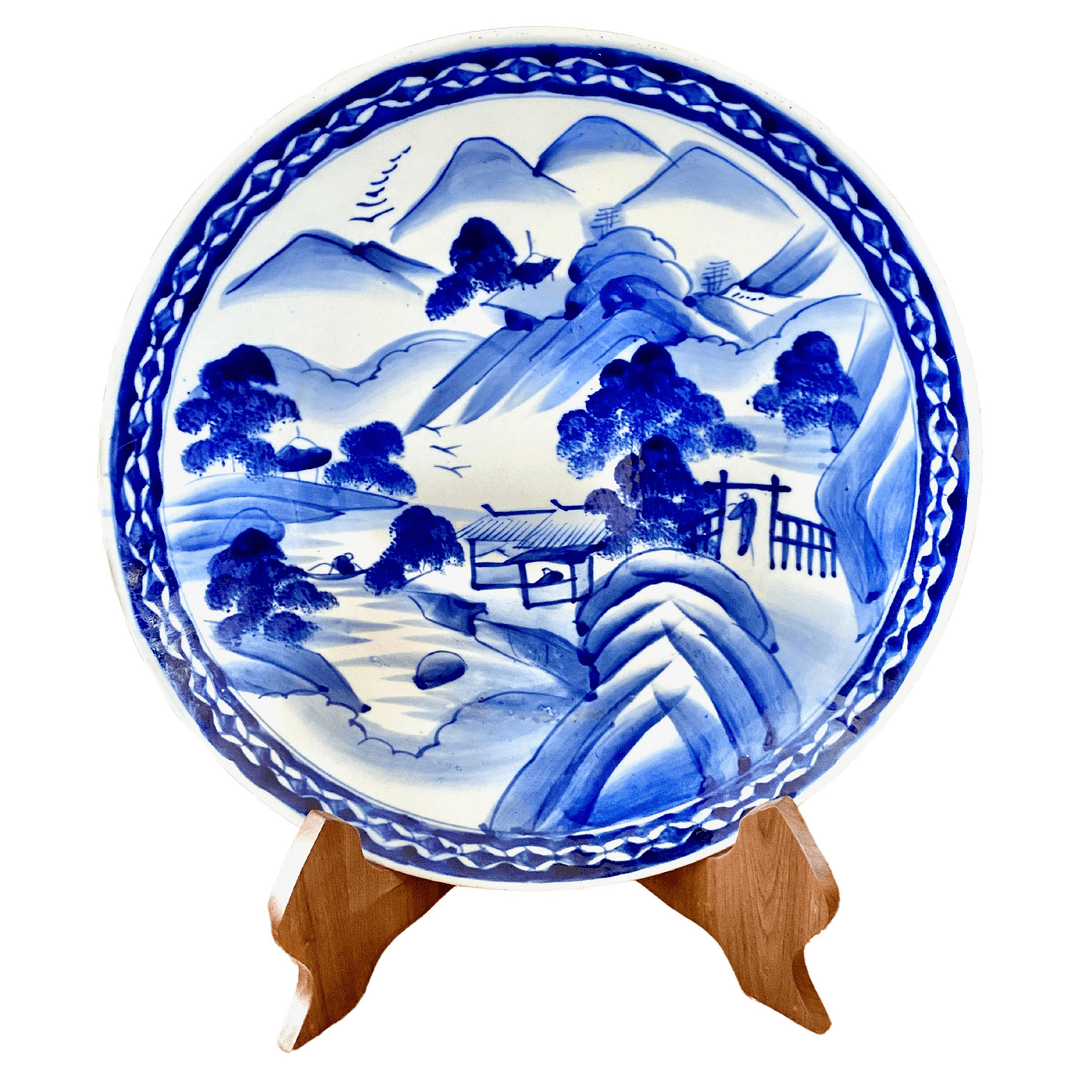 Arita Blue & White Charger II, f_38666102, from MJH Design Arts