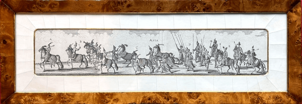 MISART - Asian Cavalcade Engraving 1/2, MISART02314W, from Art for Film