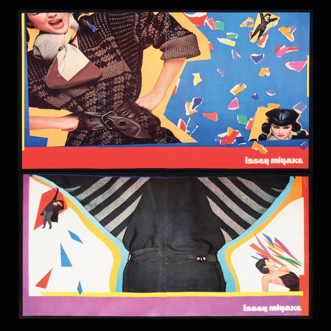 Issey Miyake Magazine Spread by Laurie Rosenwald for Vogue, TD1474, from Tenon